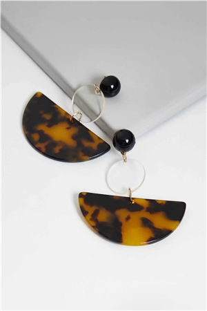 Selene Elleptical Acetate Earrings