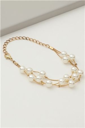 Stringed Pearl Bracelet