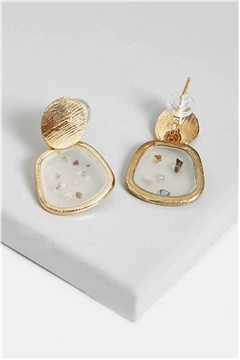 Antheia Speckled Acetate Earrings