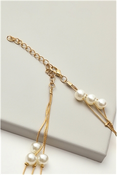 Stringed Pearl Necklace