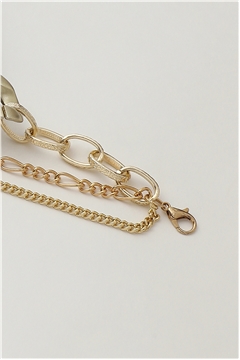 Motley Gold Links Bracelet