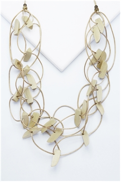 White Sands Floating Wood Necklace