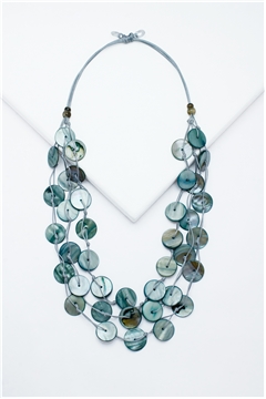 Seashell Button Shell Necklace