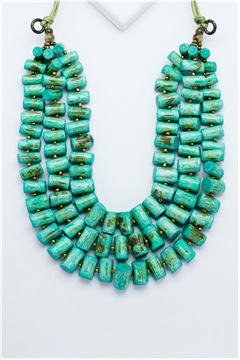 Lava Green Firecracker Necklace