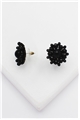 Black Swan Crystal Studs Earrings