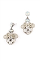 The Ski Chalet Icy Crystal Dangler Earrings