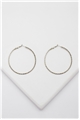 Arabella Silver Hoop Earrings