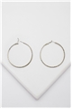 Arabella Silver Hoop Earrings