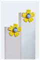 Soleil L’aster Acrylic Flower Stud Earrings