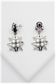 Interstellar Starburst Crystal Dangler Earrings