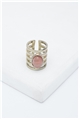 Boho Red Stone Gold Ring