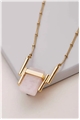 Artemis Rose Quartz Pendant Necklace