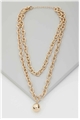 Hebe Gold Chain Pendant Necklace