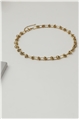 Knotted Gilt Choker Necklace