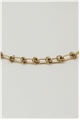 Knotted Gilt Choker Necklace