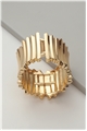 Gold Pillars Cuff Bracelet