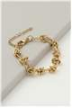 Knotted Gilt Bracelet