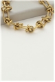 Knotted Gilt Bracelet