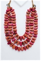 Lava Red Firecracker Necklace