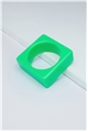 Lime Green Square Resin Bangle